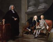 Richard  Wilson The future George III oil painting on canvas
